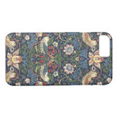 William Morris Strawberry Thief Pattern Case-Mate iPhone Case (Achterkant (Horizontaal))