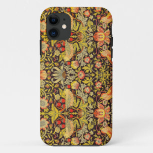 William Morris Strawberry Thief Pattern iPhone 11 Hoesje