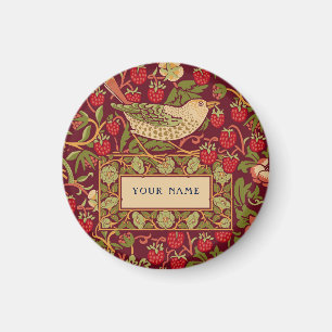 William Morris Strawberry Thief Pattern Design Magneet