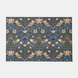 William Morris  Strawberry Thief Pattern Deurmat
