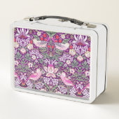 William Morris Strawberry Thief Pattern Metal Lunc (Achterkant)