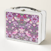 William Morris Strawberry Thief Pattern Metal Lunc (Voorkant)