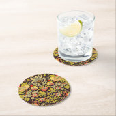 William Morris Strawberry Thief Pattern Ronde Kartonnen Onderzetter (Insitu)