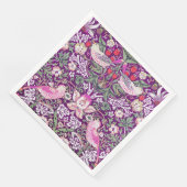 William Morris Strawberry Thief Pattern Servet (Hoek)