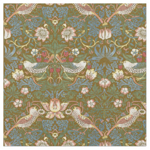 William Morris  Strawberry Thief Pattern Stof