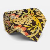 William Morris Strawberry Thief Pattern Stropdas (Opgerold)