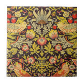 William Morris Strawberry Thief Pattern Tegeltje (Voorkant)