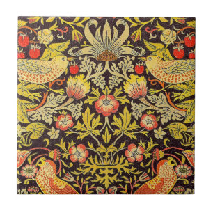 William Morris Strawberry Thief Pattern Tegeltje