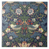 William Morris Strawberry Thief Pattern Tegeltje (Voorkant)