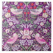 William Morris Strawberry Thief Pattern Tegeltje (Voorkant)