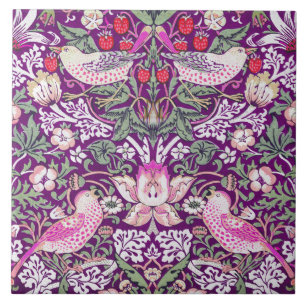 William Morris Strawberry Thief Pattern Tegeltje
