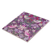 William Morris Strawberry Thief Pattern Tegeltje (Zijkant)