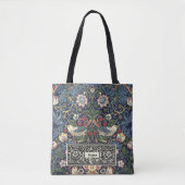 William Morris  Strawberry Thief Pattern Tote Bag (Voorkant)