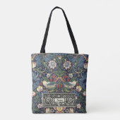 William Morris  Strawberry Thief Pattern Tote Bag (Achterkant)