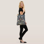 William Morris  Strawberry Thief Pattern Tote Bag (Op model)