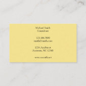 William Morris Strawberry Thief Pattern Visitekaartje (Achterkant)