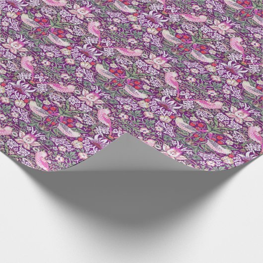 William Morris Strawberry Thief Pattern Wrapping P Cadeaupapier (Hoek)