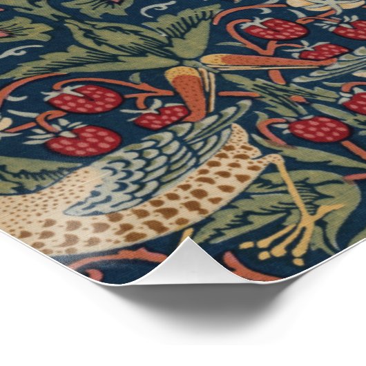  William Morris Strawberry Thief Perfect Poster (Hoek)