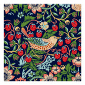 William Morris Strawberry Thief Perfect Poster (Voorkant)