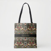 William Morris Strawberry Thief Personalize Tote Bag (Voorkant)