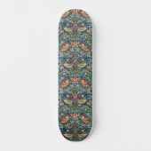 William Morris - Strawberry Thief Persoonlijk Skateboard (Voorkant)