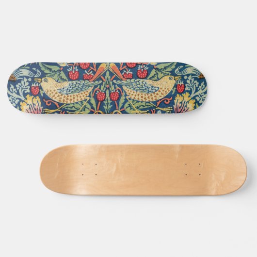 William Morris - Strawberry Thief Persoonlijk Skateboard (Horizontaal)
