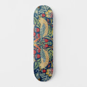 William Morris - Strawberry Thief Persoonlijk Skateboard (Voorkant)