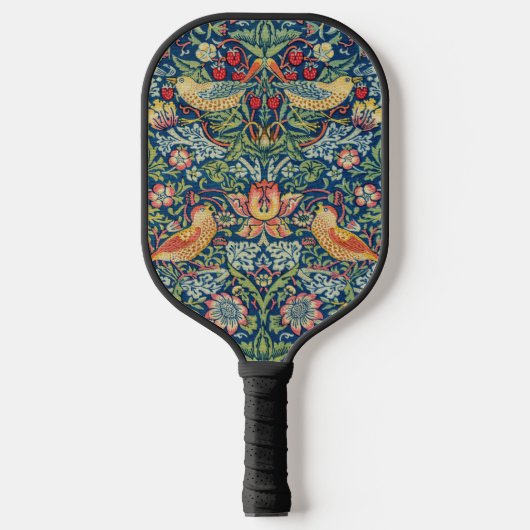 William Morris - Strawberry Thief Pickleball Paddle (Voorkant)