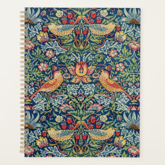 William Morris - Strawberry Thief Planner (Voorkant)