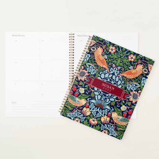 William Morris Strawberry Thief Planner (Display)