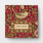William Morris Strawberry Thief Plaque Fotoplaat (Voorkant)