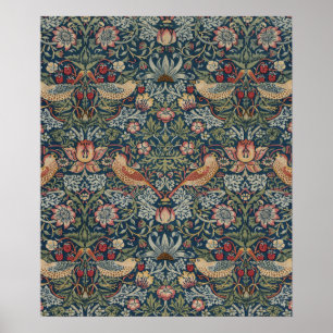 William Morris Strawberry Thief Poster