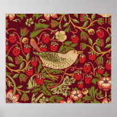 William Morris Strawberry Thief Poster (Voorkant)