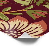 William Morris Strawberry Thief Poster (Hoek)