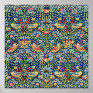 William Morris - Strawberry Thief Poster