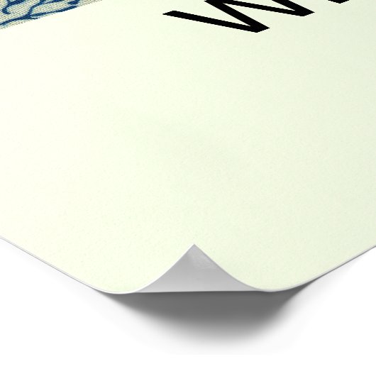 William Morris - Strawberry Thief Poster (Hoek)