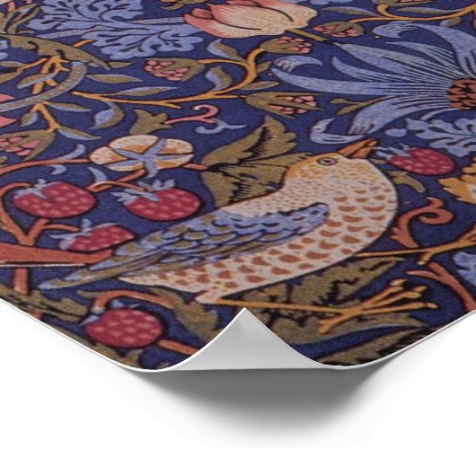  William Morris Strawberry Thief Poster (Hoek)