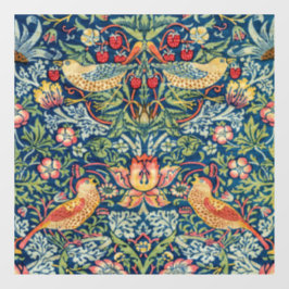 William Morris - Strawberry Thief Raamsticker