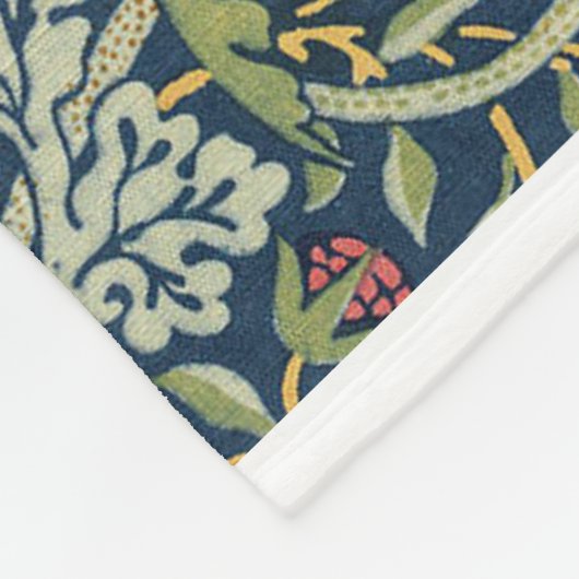 William Morris Strawberry Thief Restored Version Fleece Deken (Hoek)