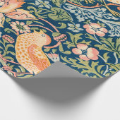 William Morris Strawberry Thief, Retro Cadeaupapier (Hoek)