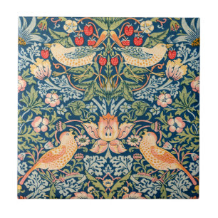 William Morris Strawberry Thief, Retro Tegeltje