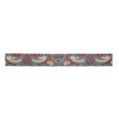 William Morris Strawberry Thief Satin Ribbon Satijnen Lint (Voorkant)
