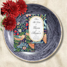 William Morris Strawberry Thief Save the Date