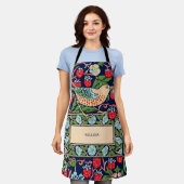 William Morris Strawberry Thief Schort (Gedragen)