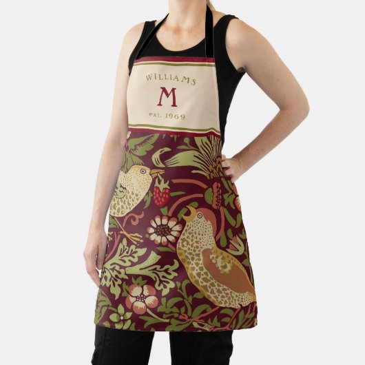 William Morris Strawberry Thief Schort (Insitu)