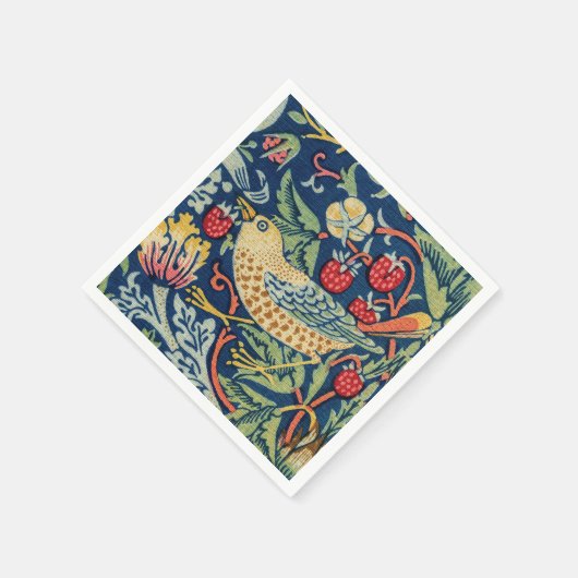 William Morris - Strawberry Thief Servet (Hoek)