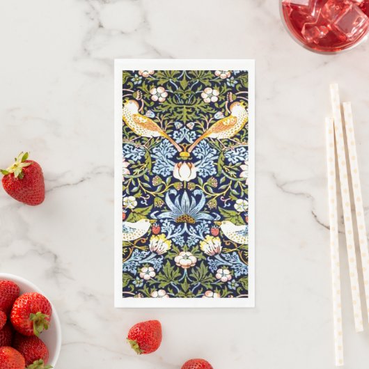 William Morris, Strawberry Thief Servet (Insitu)