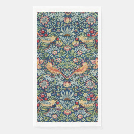 William Morris - Strawberry Thief Servet (Voorkant)