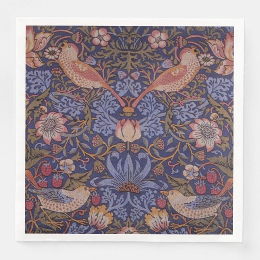  William Morris Strawberry Thief Servetten (Voorkant)