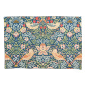 William Morris Strawberry Thief Set van twee Kussensloop (Voorkant-Links)